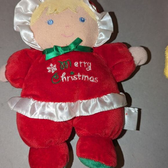 Vintage 3 Lot Plush Dolls Fisher Price Silly Sweet Musical Rattle Ballerina Pink - Picture 4 of 7